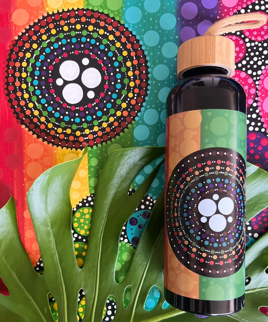 Eggs of the Rainbow Serpent Drink Bottle